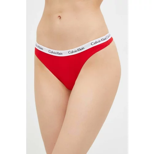 Calvin Klein Underwear Tangice rdeča barva