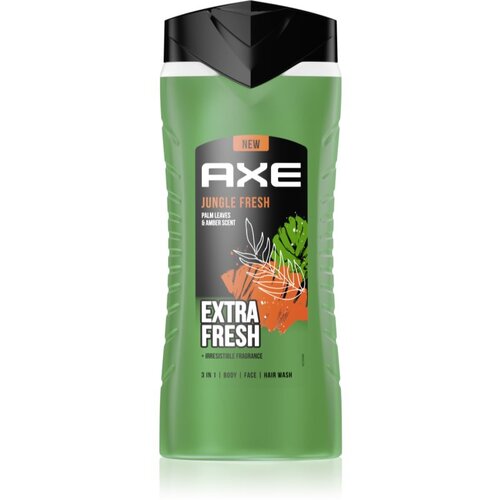 Axe Jungle Fresh gel za prhanje za obraz, telo in lase Palm Leaves & Amber 400 ml Cene