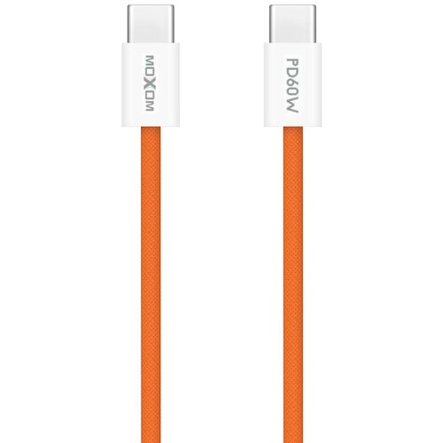 Moxom USB data kabl MX-CB369, Type-C na Type-C, 60W, 3A, 1m, Narandžasti Slike