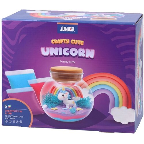 Junior Crafty cute, kreativni set, plastelin, jednorog Slike