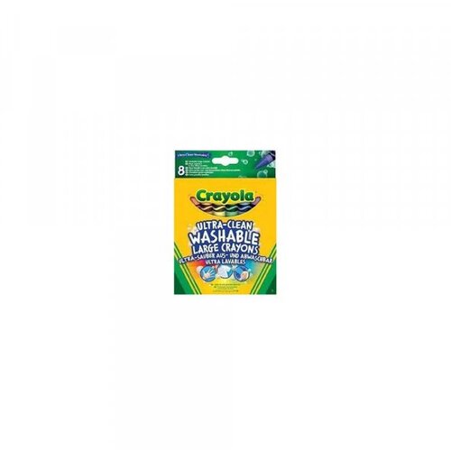 Crayola Ultra-Clean - pralne vo&amp;scaron;čene barvice, 8 kosov Slike