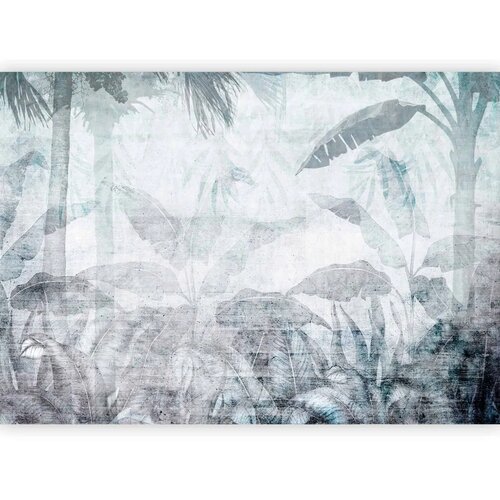  Foto tapeta - Vanishing jungle - landscape of exotic nature in blue tones 200x140 Standard Slike