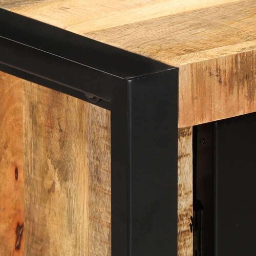 VidaXL Konzolni ormarić 90x35x75 cm Puno grubo drvo Mango Slike
