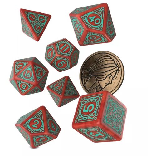 Other The Witcher Dice Set. Triss - Merigold the Fearless Slike