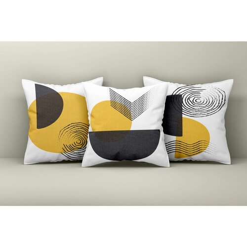 WALLXPERT Asr_plw25 - 20 multicolor cushion cover set (3 pieces) Cene