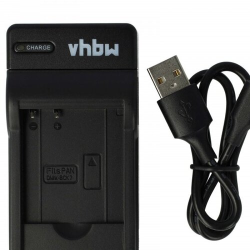 VHBW Punjač za bateriju Panasonic DMW-BCK7E, MicroUSB Slike
