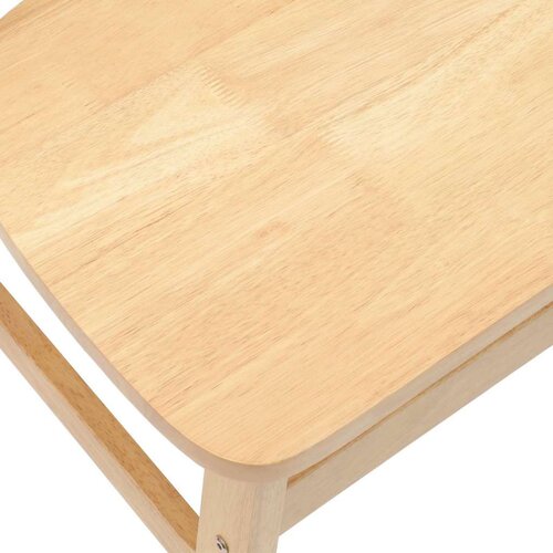  Trpezarijske stolice 2 pcs Prirodna 42 x 47.5 x 81 cm Slike