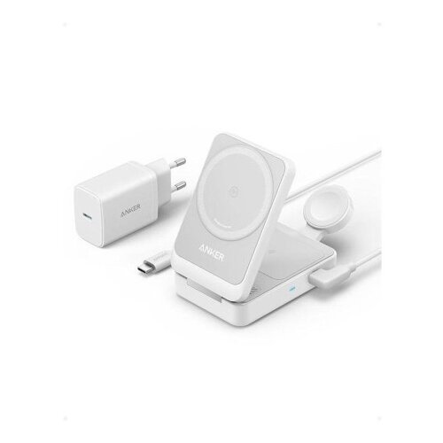 Anker punjač Maggo Magnetic Wireless Charger 15W, bijela Cene