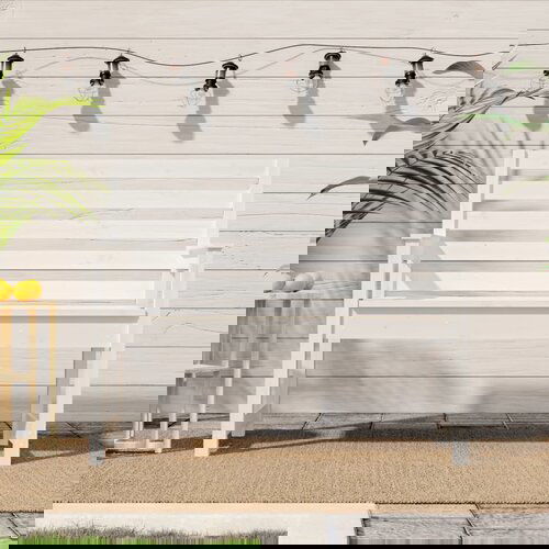 VidaXL Vrtna klupa bijela 109 x 48 x 91,5 cm od masivne borovine Slike