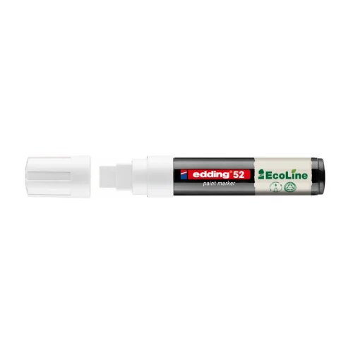 Edding Paint marker E-52 Ecoline Jumbo 4-15mm, na vodenoj bazi bela Slike