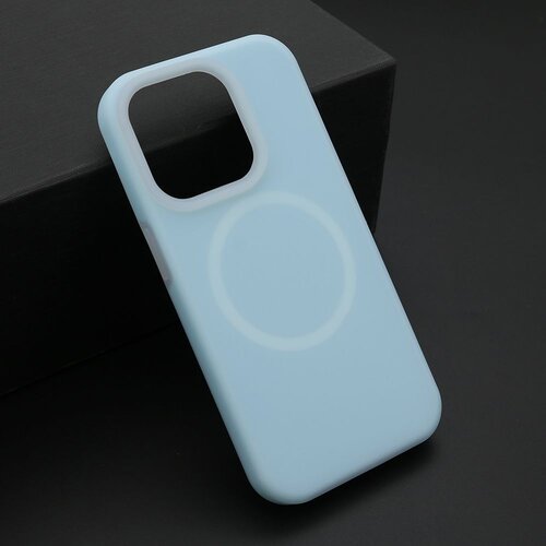 Maska pastel color magsafe za iphone 15 pro/ plava Slike