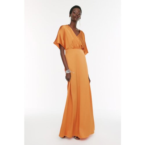 Trendyol Ženska haljina TPRSS22AE0076/Orange Slike
