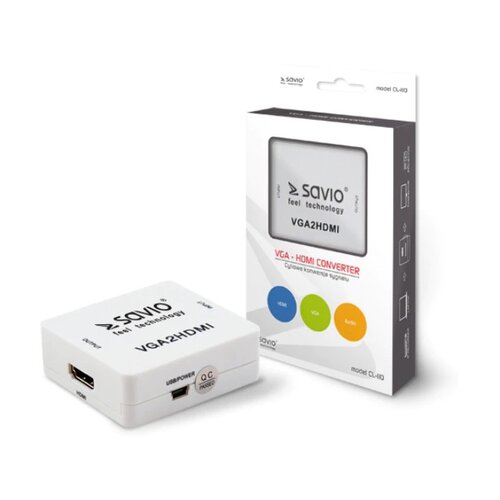 Savio Pretvornik VGA v HDMI Full HD 1080p 60Hz Cene