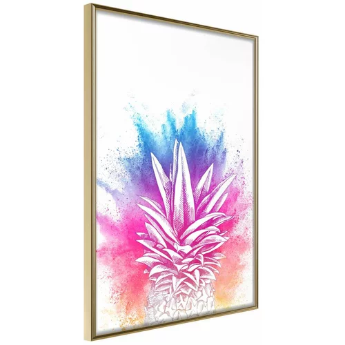  Poster - Rainbow Pineapple Crown 20x30