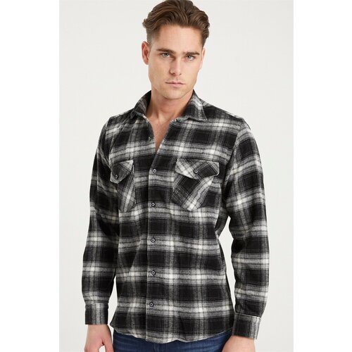 Dewberry G697 MEN&amp;#039;S SHIRT-BLACK Slike