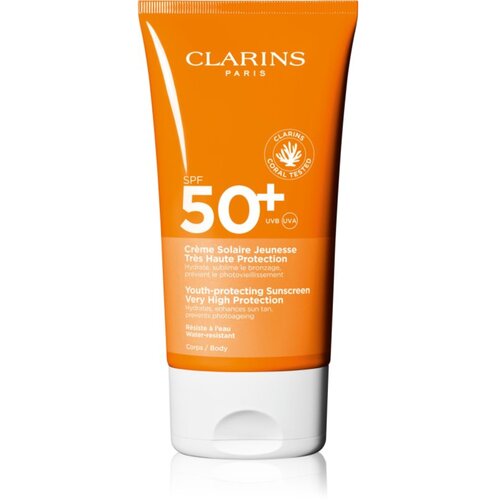 Clarins Sun Body Cream SPF50+ krema za sončenje SPF 50+ 150 ml Slike