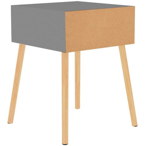 VidaXL noćni ormarići 2 kom sivi 40 x 40 x 56 cm od iverice Slike