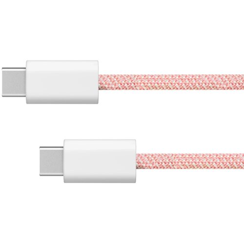  KRUGER&MATZ USB-C na USB-C kabl za brzo punjenje i prenos podataka, 60W, dužina 1,5 m, boja roza, model KM1271-1,5P Cene