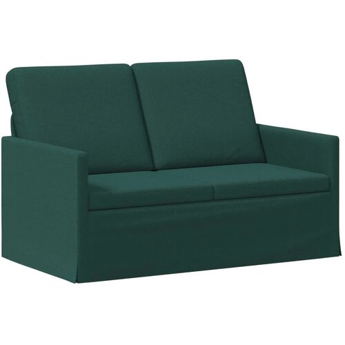  Set sofe 2 pcs Tamnozelena Tkanina - Tamnozelena 1-sjedalo + 2-sjedalo (120 cm) Slike