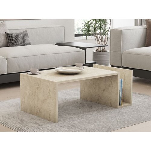 Hanah home Memo - Travertine Travertine Coffee Table Cene