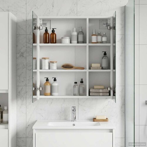  Kupaonski ormar s ogledalom Bijelo 60 x 14,5 x 70 cm Cijene