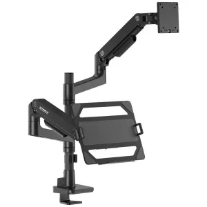 SpeaKa Professional SP-MM-1000 1-struki postolje za monitor 43,2 cm (17&amp;quot;) - 124,5 cm (49&amp;quot;) crna polica za prijenosno rač Slike