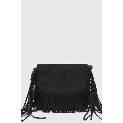 Sisley Otroška torbica črna barva