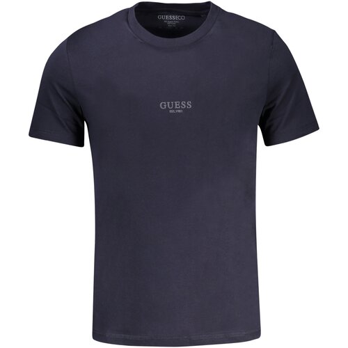 Guess Jeans SHORT SLEEVE T-SHIRT MEN BLUE Slike