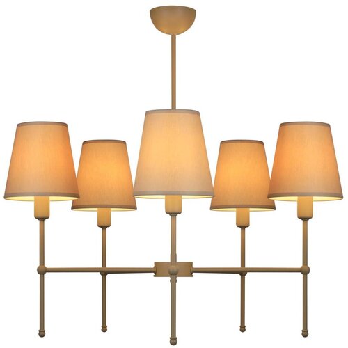  Luster na &scaron;ipci MADELA 5xE14/40W/230V bela/bež Cene