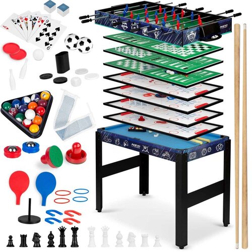  Multifunkcionalni stol za igru 12 u 1, 106 &times; 59 &times; 90 cm, NS-801, crni Cijene