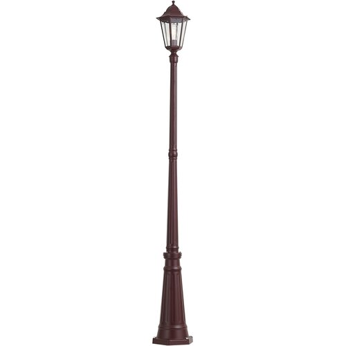 QAZQA Klasična zunanja svetilka temno rdeča 213 cm IP44 - Havana Cene