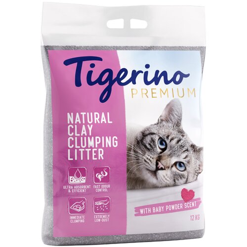 Tigerino Canada Style / Premium pijesak - miris baby pudera - 2 x 12 kg Slike
