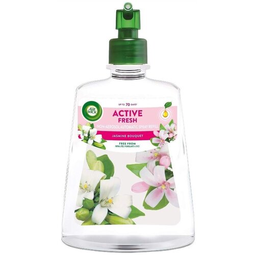 Air Wick Dopuna za osveživač vazduha Active Fresh, Jasmin, 228 ml Slike