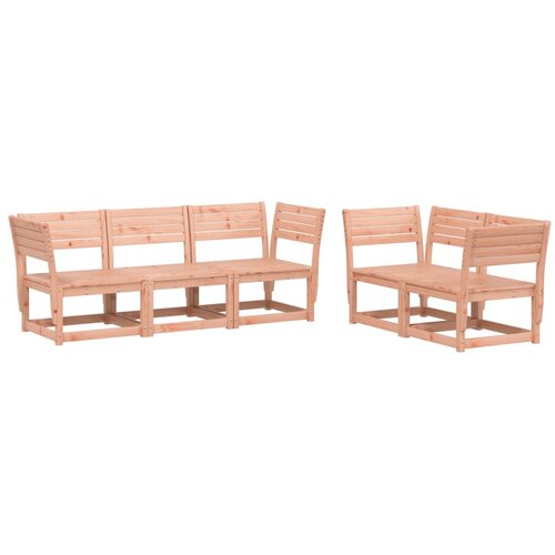  5-dijelni set vrtnih sofa od masivnog drva duglazije Slike