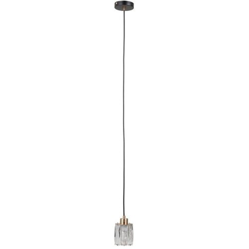  ITALUX PND-40813-1-BK-HBR - Luster na sajli TORNO 1xE14/40W/230V crna/zlatna Cene