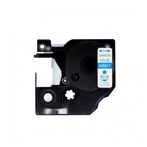 Dymo D1 45011 združljiv trak - 12 mm X 7 metrov moder/prozoren S0720510, (21405795) Cene