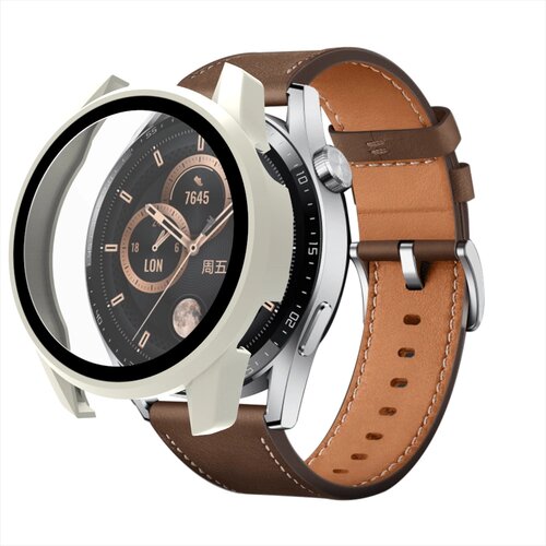 HURTEL ZA&amp;Scaron;ČITNO STEKLO ZA HUAWEI WATCH GT3 42MM - BELO, OVITEK, ETUI, (22064381) Slike