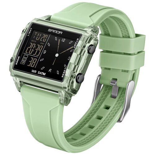 Sanda Digitalna ura FA-41869 - Zelena Slike