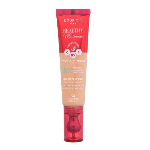Bourjois Healthy Mix Serum Clean &amp;amp; Vegan Roll-on Concealer korektor s efektom seruma za područje oko očiju 13 ml Nijansa 54 sun bronze Slike