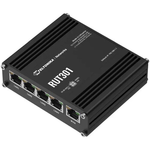 Teltonika RUT301 Ethernet Router, 1 x WAN, 4 x LAN, 1 x USB 2.0 Cene