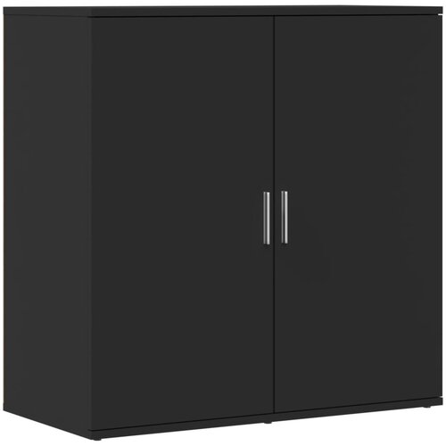 Maison Chic Komoda - Predalnik črna 79x38x80 cm inženirski les, (21715710) Slike