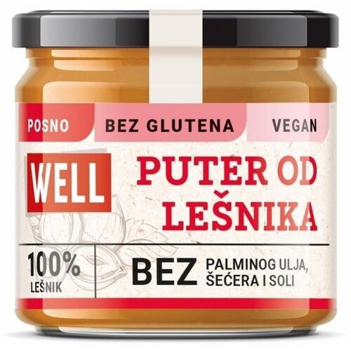  Lešnikov puter WELL 180g Cene