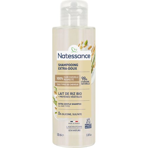 Natessance Ekstra nježni &scaron;ampon s rižinim mlijekom - 100 ml Cijene