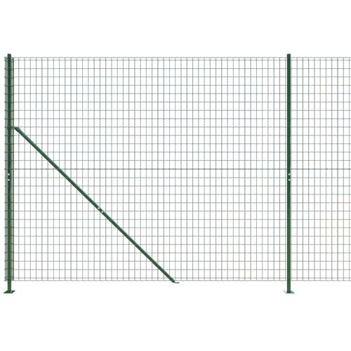 Ograda od žičane mreže s prirubnicom zelena 1 6 x 10 m Slike