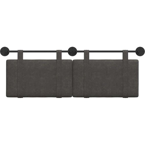  Držeće uzglavlje Zidne Crna 130 x 55 x 5 cm Antikni PU - Crna 120 cm bez LED Slike