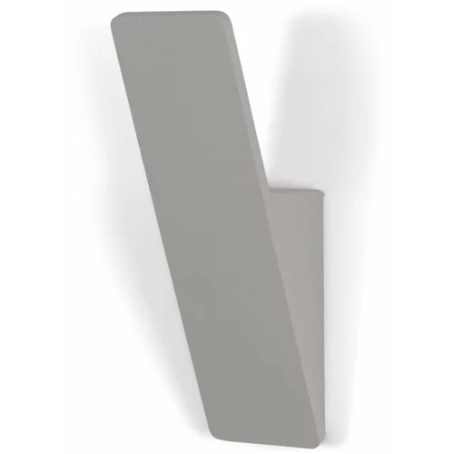 Spinder Design Svetlo siv jeklen stenski obešalnik Angle –