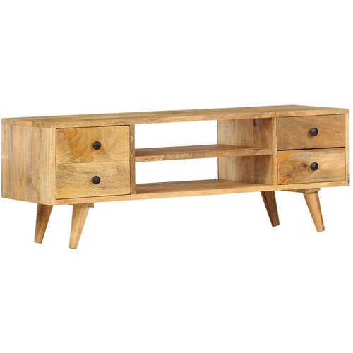 TV omarica 110x35x40 cm trden mangov les Slike