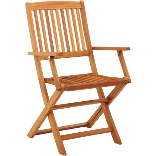 Maison Chic Zložljivi Vrtni Stoli - Stol za vrti 4 kosi trden evkaliptusov les JS2901, (21876377) Slike