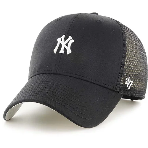 47 Brand Kapa s šiltom MLB New York Yankees črna barva