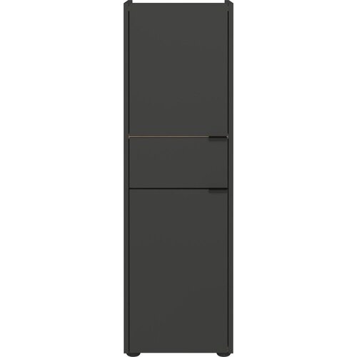 Germania Antracitno sivi visok kupaonski ormarić 34x111 cm Forano – Cene